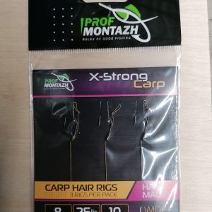 Pavadas ar āķiem X strong Carp 8